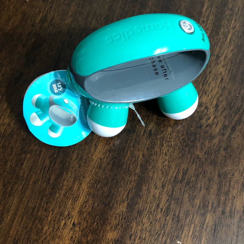 Home medics Quatro mini massager blue .6”L X 3-3/4” W